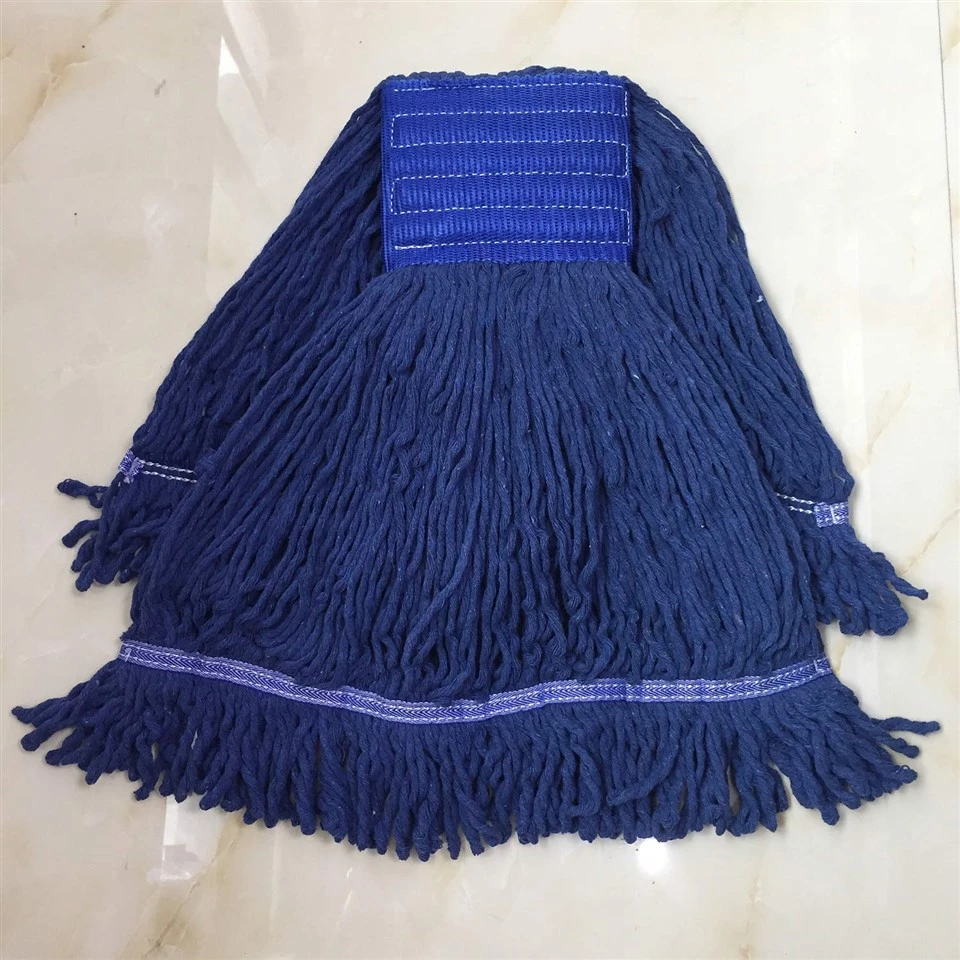 Supper Market Hot Selling Good Water Absorption And Easy Clean Dirty Floor Customized Reusable Floor Cleaning Magic Recycled Cotton Polyester Twisted Yarn OE Replacement Wet Mop Pad Or Mop Head Refill 350g, 450g, 550g Or Customized